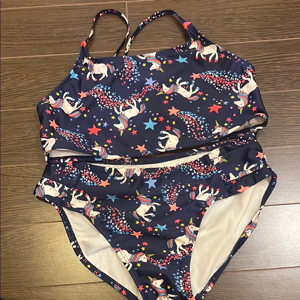 Cat & Jack Blue Bikini Swim Set